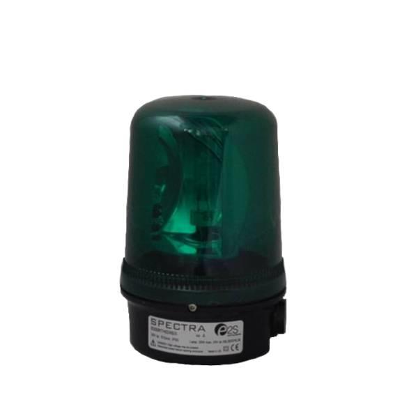 B300RTH230.4 E2S  Rotating Beacon B300RTH 230vAC 4:GREEN 25w Halogen GY6.35 IP65